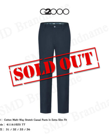 G2000 กางเกงขายาว รุ่น Cotton Multi-Way Stretch Casual Pants In Extra Slim Fit Code: 4116102577
