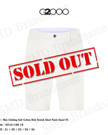G2000 กางเกงขาสั้นผู้ชาย รุ่น Men Clothing Soft Cotton Rich Stretch Short Pants Smart Fit Code: 4316110010