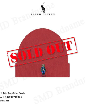 Polo Ralph Lauren หมวกบีนนี่ รุ่น Polo Bear Cotton Beanie Code: 449941718004