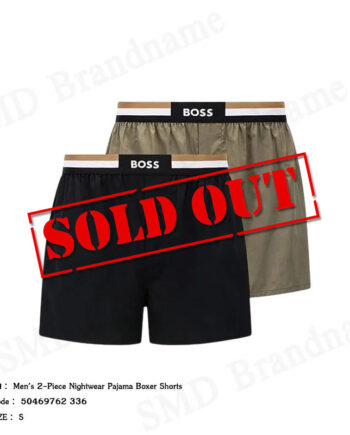Hugo Boss กางเกงขาสั้นผู้ชาย รุ่น Men's 2-Piece Nightwear Pajama Boxer Shorts Code: 50469762 336