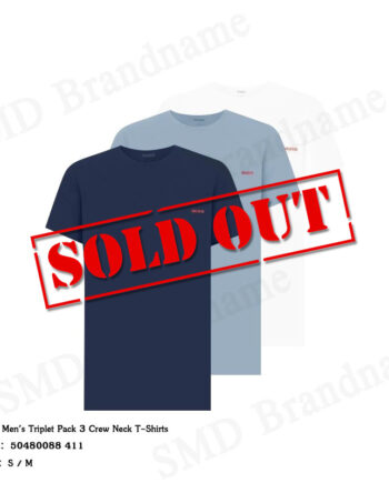 Hugo Boss เสื้อยืดคอกลมผู้ชาย รุ่น Men's Triplet Pack 3 Crew Neck T-Shirts Code: 50480088 411