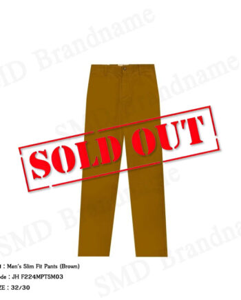 John Henry กางเกงขายาวผู้ชาย รุ่น Men's Slim Fit Pants (Brown) Code: JH F224MPTSM03