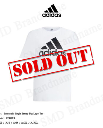 Adidas เสื้อยืดคอกลมผู้ชาย รุ่น Essentials Single Jersey Big Logo Tee Code: IC9349