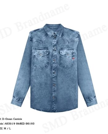 Diesel เสื้อแจ็คเก็ตแขนยาวผู้ชาย รุ่น D-Ocean Camicie Code: A03519 068ED 00193