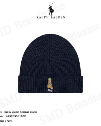 Polo Ralph Lauren หมวกบีนนี่ รุ่น Preppy Golden Retriever Beanie Code: 449959361002