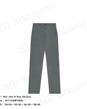 John Henry กางเกงขายาวผู้ชาย รุ่น Men's Slim Fit Pants (Dk.Grey) Code: JH F124MPTSM01