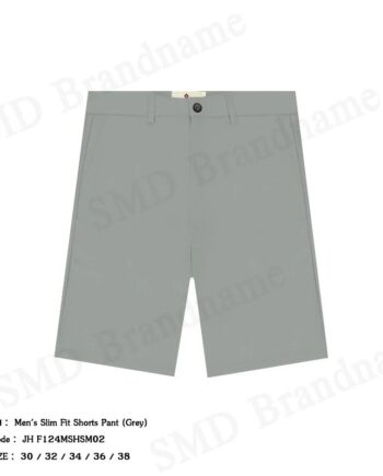 John Henry กางเกงขาสั้นผู้ชาย รุ่น Men's Slim Fit Shorts Pant (Grey) Code: JH F124MSHSM02