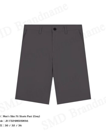 John Henry กางเกงขาสั้นผู้ชาย รุ่น Men's Slim Fit Shorts Pant (Grey) Code: JH F324MSHSM56