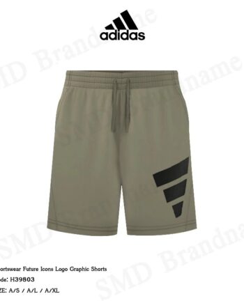 Adidas กางเกงขาสั้นผู้ชาย รุ่น Sportswear Future Icons Logo Graphic Shorts Code: H39803
