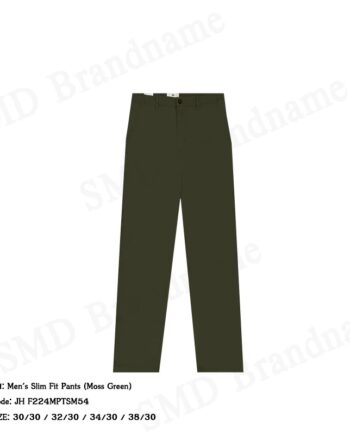John Henry กางเกงขายาวผู้ชาย รุ่น Men's Slim Fit Pants (Moss Green) Code: JH F224MPTSM54