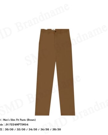 John Henry กางเกงขายาวผู้ชาย รุ่น Men's Slim Fit Pants (Brown) Code: JH F224MPTSM54