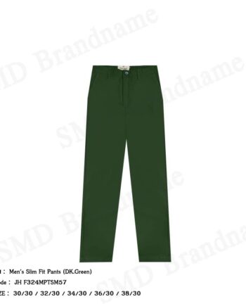 John Henry กางเกงขายาวผู้ชาย รุ่น Men's Slim Fit Pants (DK.Green) Code: JH F324MPTSM57