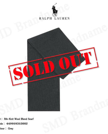 Polo Ralph Lauren ผ้าพันคอ รุ่น Rib-Knit Wool Blend Scarf Code: 449959353002