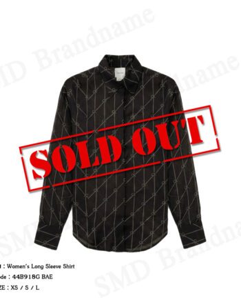Calvin Klein เสื้อเชิ้ตแขนยาวผู้หญิง รุ่น Women's Long Sleeve Shirt Code: 44B918G BAE