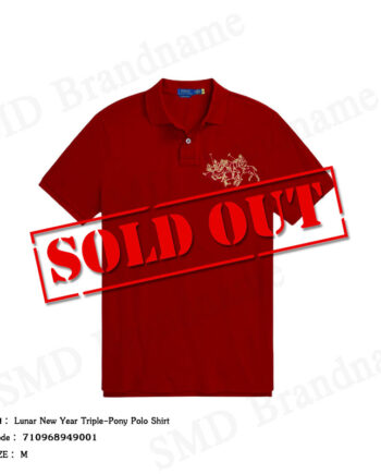 Polo Ralph Lauren เสื้อโปโลผู้ชาย รุ่น Lunar New Year Triple-Pony Polo Shirt Code: 710968949001