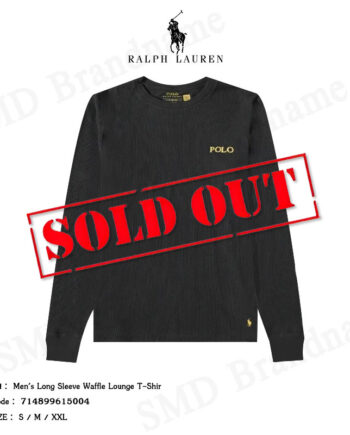 Polo Ralph Lauren เสื้อยืดคอกลมแขนยาวผู้ชาย รุ่น Men's Long Sleeve Waffle Lounge T-Shirt Code: 714899615004