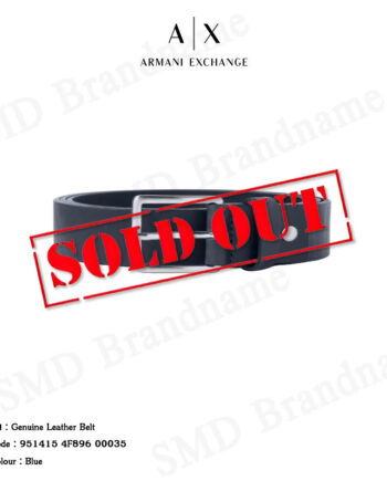 Armani Exchange เข็มขัดผู้ชาย รุ่น Genuine Leather Belt Code: 951415 4F896 00035