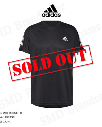 Adidas เสื้อยืดคอกลมผู้ชาย รุ่น Own The Run Tee Code: FS9799