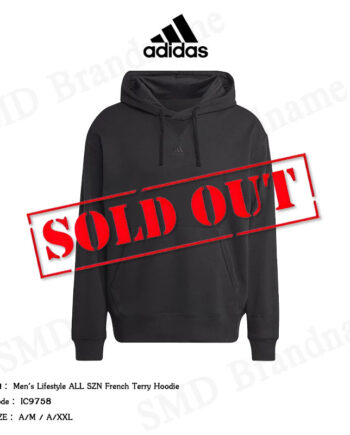 Adidas เสื้อสเวตเตอร์แขนยาว รุ่น Men's Lifestyle ALL SZN French Terry Hoodie Code: IC9758