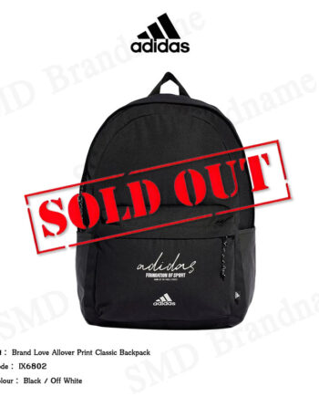 Adidas กระเป๋าเป้ รุ่น Brand Love Allover Print Classic Backpack Code: IX6802
