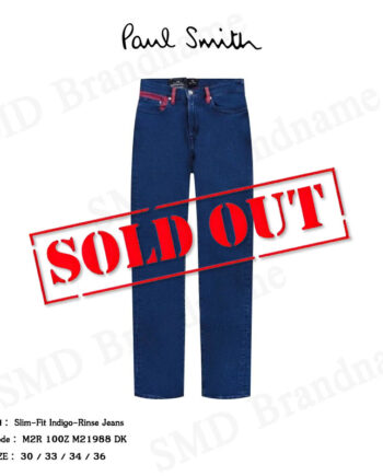 PS Paul Smith กางเกงยีนส์ รุ่น Slim-Fit Indigo-Rinse Jeans Code: M2R 100Z M21988 DK