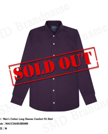 Arrow เสื้อเชิ้ตแขนยาวผู้ชาย รุ่น Men's Cotton Long Sleeves Comfort Fit Shirt Code: MACC360S3BSMR