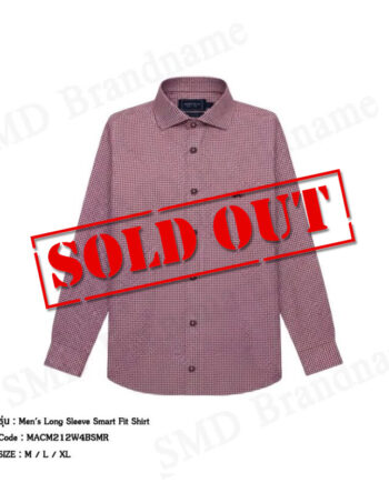 Arrow เสื้อเชิ้ตแขนยาวผู้ชาย รุ่น Men's Long Sleeve Smart Fit Shirt Code: MACM212W4BSMR