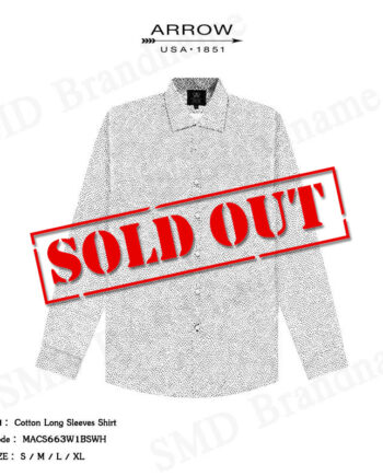 Arrow เสื้อเชิ้ตแขนยาวผู้ชาย รุ่น Cotton Long Sleeves Shirt Code: MACS663W1BSWH