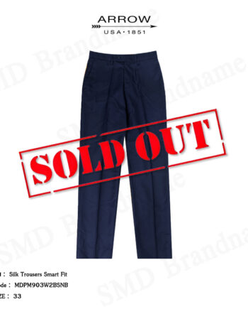 Arrow กางเกงสแล็ค ขายาว ทำงาน ทรง Smart Fit รุ่น Silk Trousers  Code: MDPM903W2BSNB