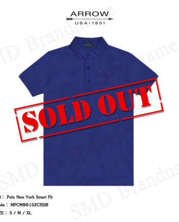 Arrow เสื้อโปโลแขนสั้น รุ่น  Polo New York Smart Fit Code: MPCM801S2CRDB