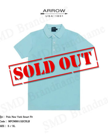 Arrow เสื้อโปโลแขนสั้นผู้ชาย รุ่น Polo New York Smart Fit Code: MPCM834W3CRLB