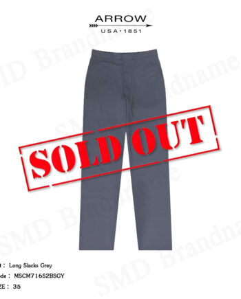 Arrow กางเกงสแล็ค ขายาว ทำงาน ทรง Smart Fit  รุ่น Long Slacks Grey Code: MSCM716S2BSGY