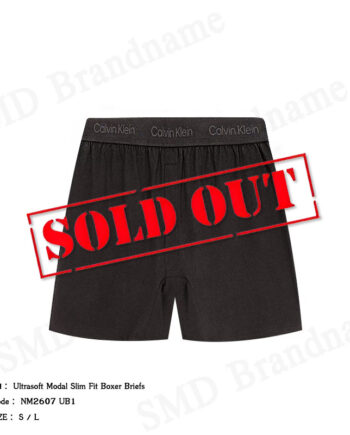 Calvin Klein กางเกงขาสั้นผู้ชาย รุ่น Ultrasoft Modal Slim Fit Boxer Briefs Code: NM2607 UB1