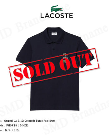 Lacoste เสื้อโปโล รุ่น Original L.12.12 Crocodile Badge Polo Shirt Code: PH5725 10 HDE