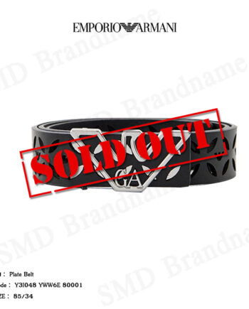 Emporio Armani เข็มขัด รุ่น Plate Belt Code: Y3I048 YWW6E 80001