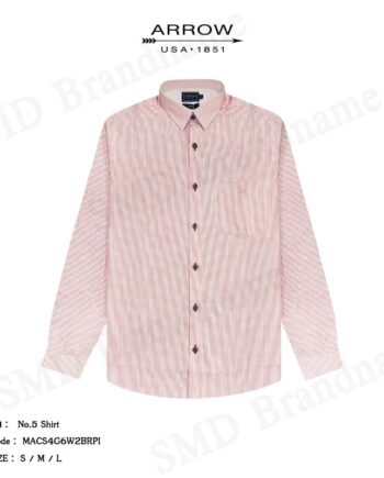 Arrow เสื้อเชิ้ตแขนยาวผู้ชาย รุ่น No.5 Shirt Code: MACS4G6W2BRPI
