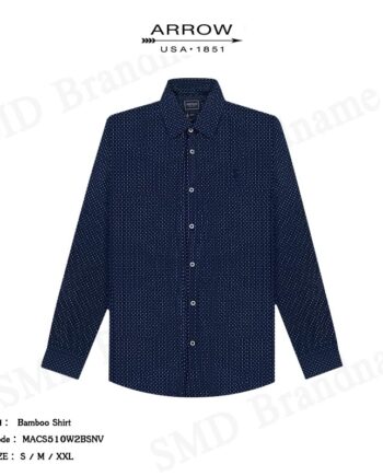 Arrow เสื้อเชิ้ตแขนยาวผู้ชาย รุ่น Bamboo Shirt Code: MACS510W2BSNV
