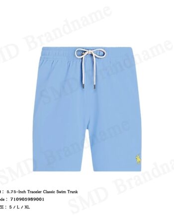 Polo Ralph Lauren กางเกงขาสั้นผู้ชาย รุ่น 5.75-Inch Traceler Classic Swim Trunk Code: 710905989001