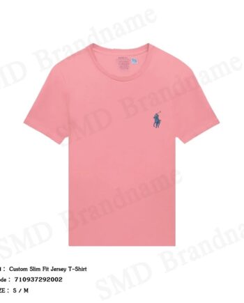 Polo Ralph Lauren เสื้อยืดคอกลมผู้ชาย รุ่น Custom Slim Fit Jersey T-Shirt Code: 710937292002