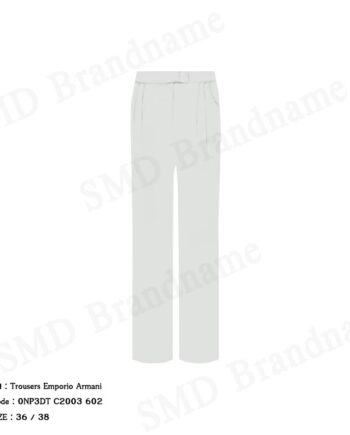 Emporio Armani กางเกงขายาวผู้หญิง รุ่น Trousers Emporio Armani Code: 0NP3DT C2003 602