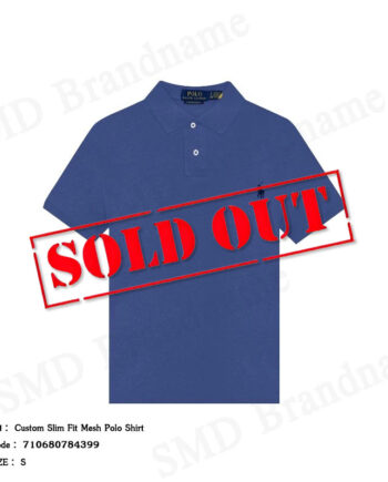 Polo Ralph Lauren เสื้อโปโลผู้ชาย รุ่น Custom Slim Fit Mesh Polo Shirt Code: 710680784399