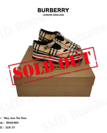 Burberry รองเท้าหุ้มส้น รุ่น Mary Jane Flat Shoe Code: 8042485