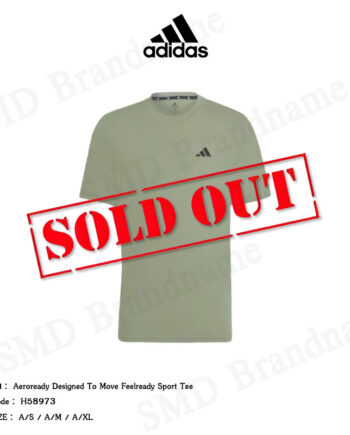 Adidas เสื้อยืดคอกลมผู้ชาย รุ่น Aeroready Designed To Move Feelready Sport Tee Code: H58973