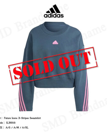 Adidas เสื้อสเวตเตอร์แขนยาว รุ่น Future Icons 3-Stripes Sweatshirt Code: IL3055
