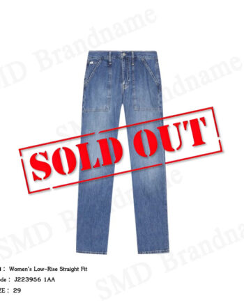 Calvin Klein Jeans กางเกงยีนส์ผู้หญิง รุ่น Women's Low-Rise Straight Fit Code: J223956 1AA