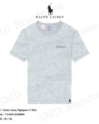 Polo Ralph Lauren เสื้อยืดคอกลมผู้ชาย รุ่น Cotton Jersey Nightgown T-Shirt Code: 714931650004