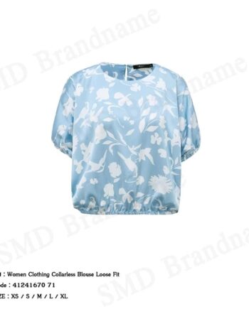 G2000 เสื้อเบลาส์ผู้หญิง รุ่น Women Clothing Collarless Blouse Loose Fit Code: 41241670 71