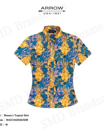 Arrow เสื้อเชิ้ตแขนสั้น รุ่น Women's Tropical Shirt Code: WACC543S4CSOR