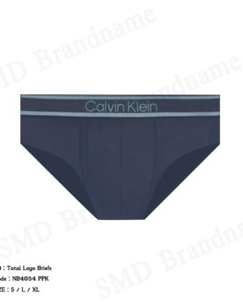 Calvin Klein กางเกงชั้นในผู้ชาย รุ่น Tonal Logo Briefs Code: NB4054 PPK