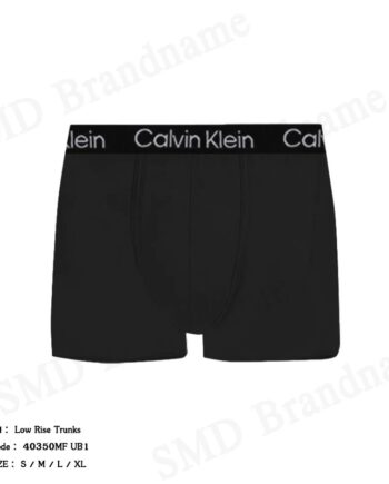 Calvin Klein กางเกงชั้นในผู้ชาย รุ่น Low Rise Trunks Code: 40350MF UB1